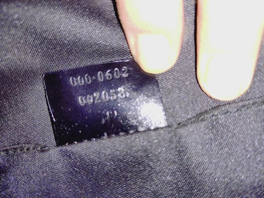 GUCCI スエード GG ショルダーバッグ 黒