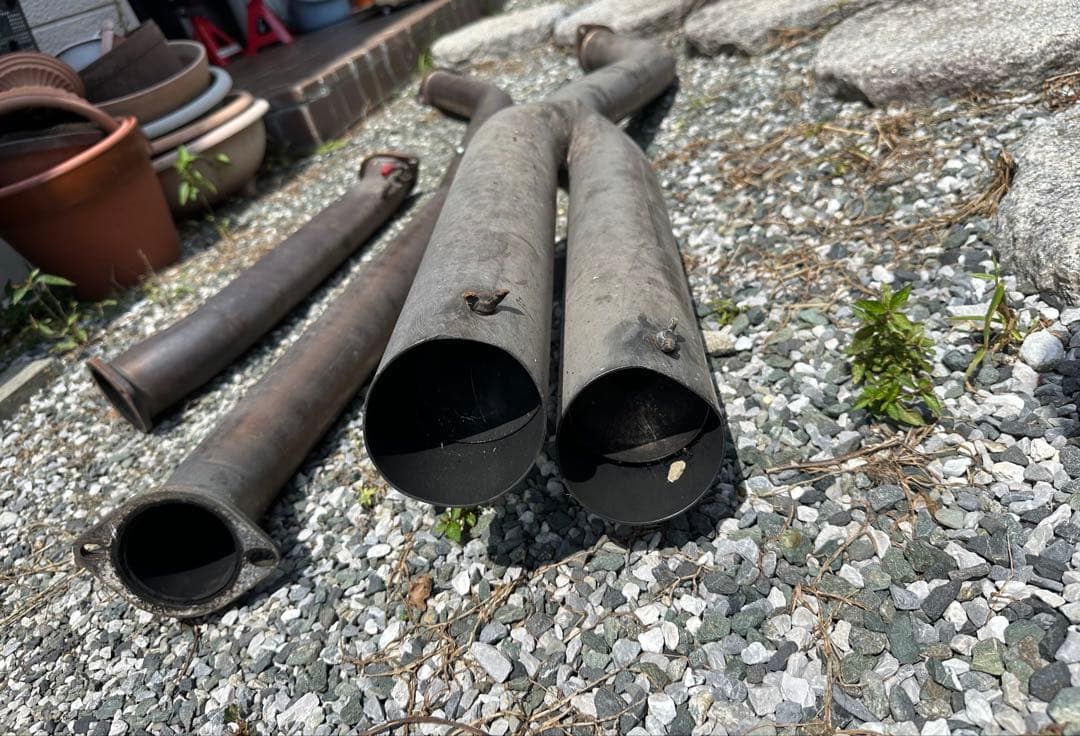 【jzx100】　豊和管マフラー　デュアルマフラー