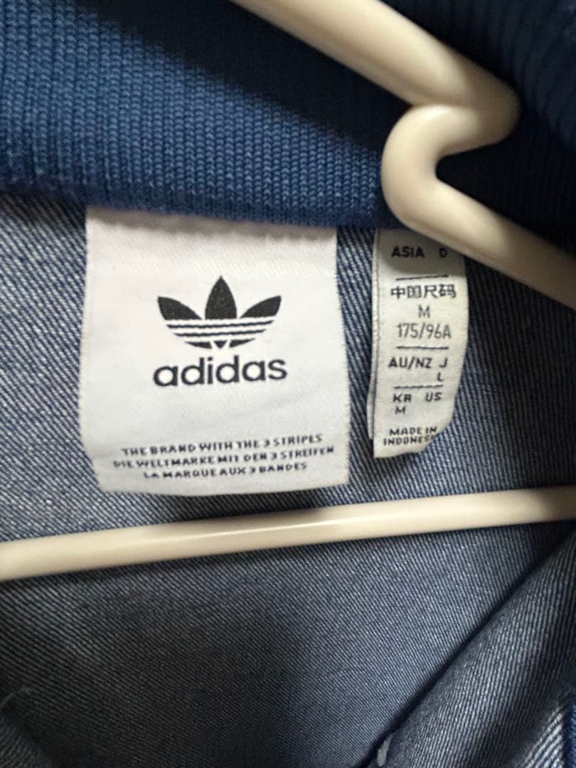 adidas デニムトラックジャケット