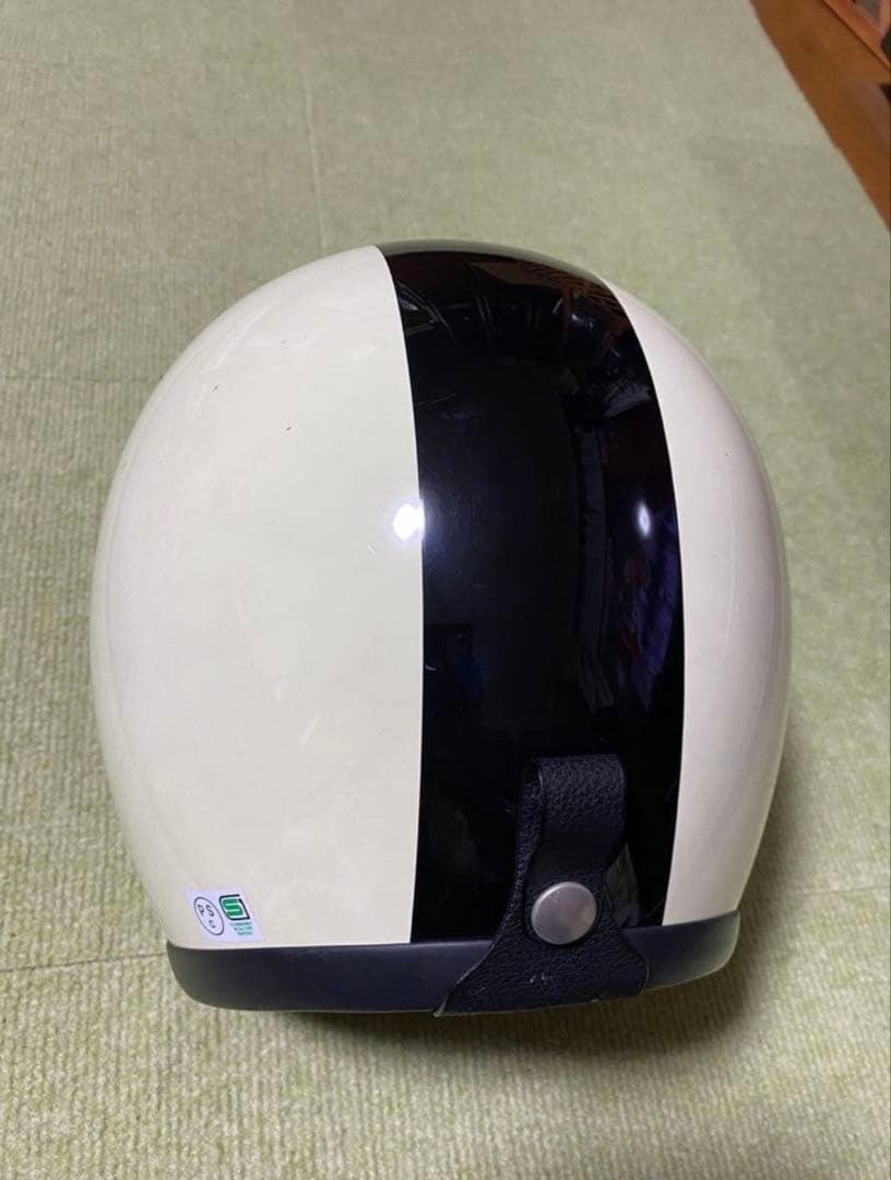 【人気カラー】BUCO ブッコ アイボリーブラックジェットヘルメット