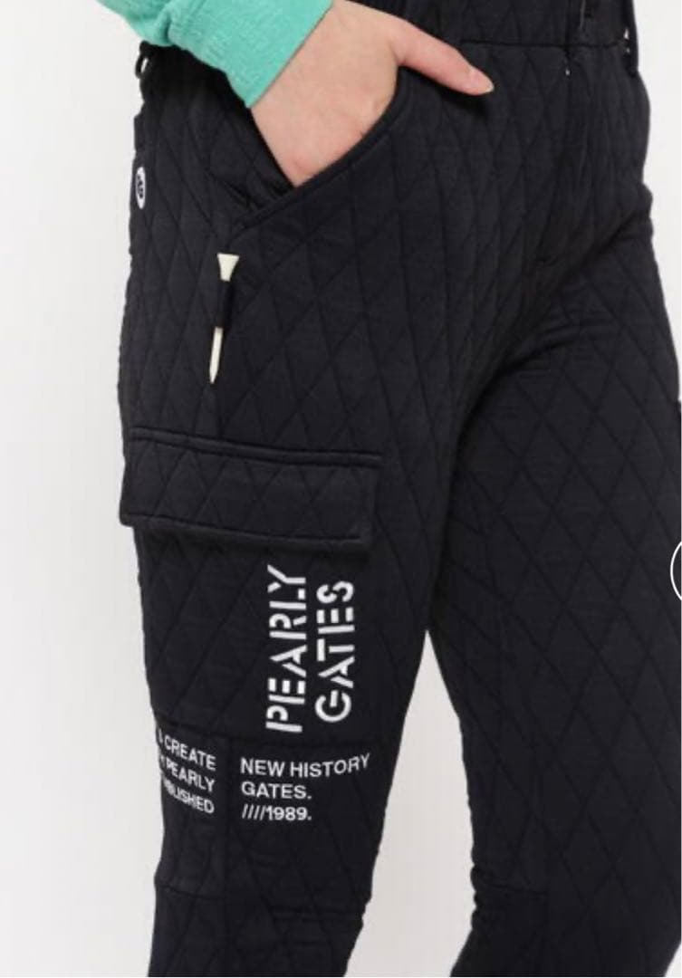 【PEARLY GATES】 ポリエステルキルトジャガードパンツ　大人気☆完売