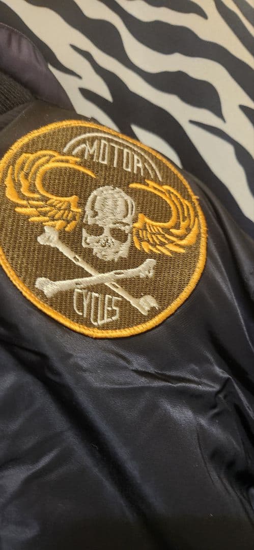 vanson ブラック MA-1ジャケット