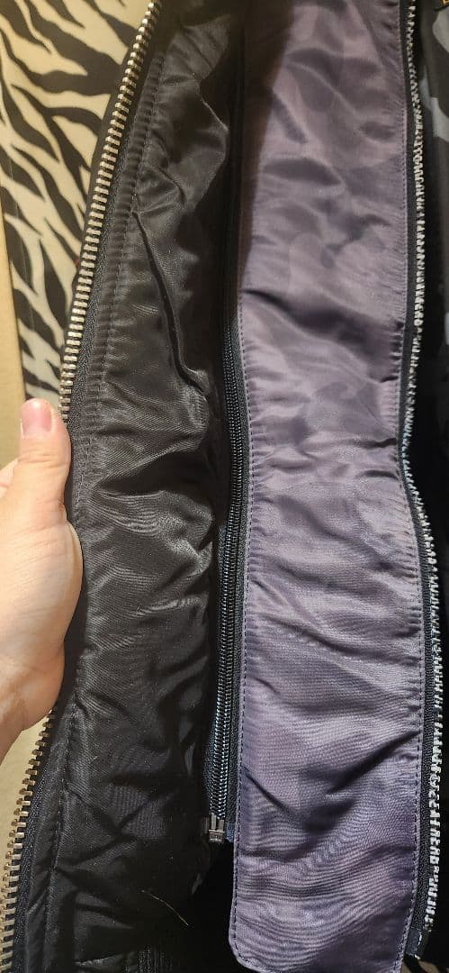 vanson ブラック MA-1ジャケット