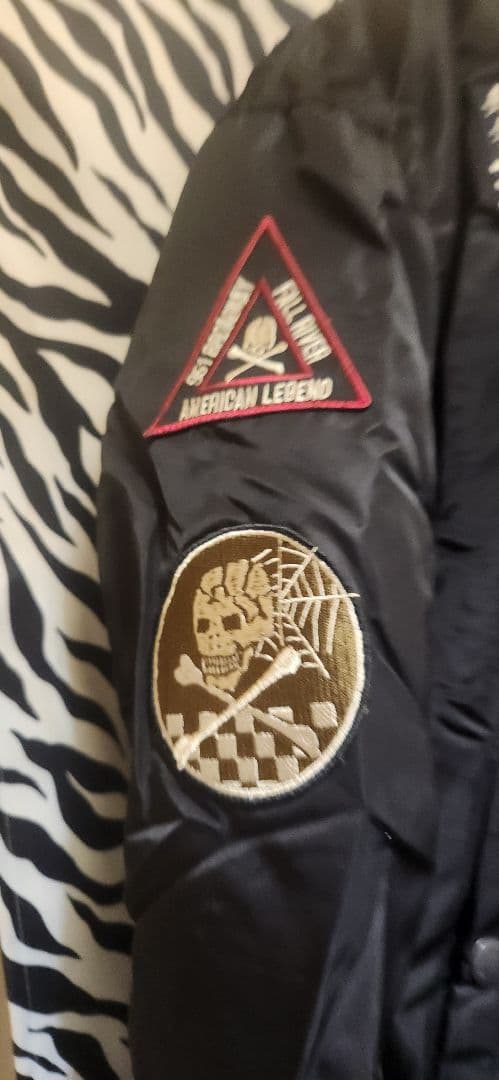 vanson ブラック MA-1ジャケット