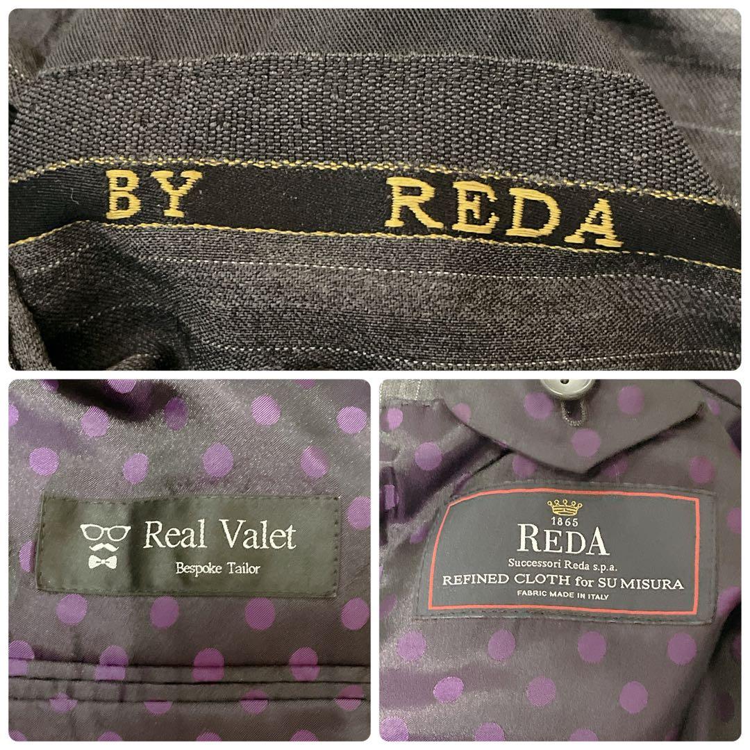 aab　スーツ　セットアップ　レダ　オーダーメイド　 グレー　ヘリンボー紫