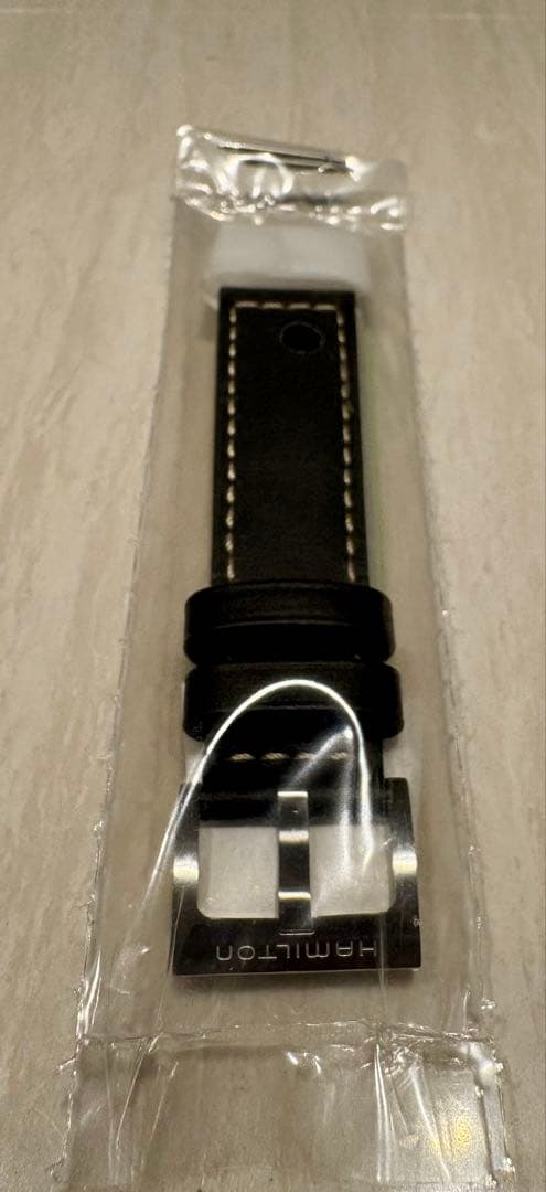 HAMILTON 純正ストラップ　黒　ブラック　20mm 新品未使用