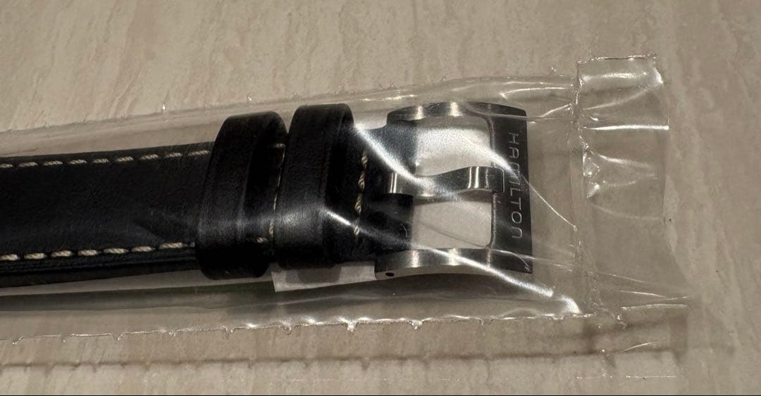 HAMILTON 純正ストラップ　黒　ブラック　20mm 新品未使用