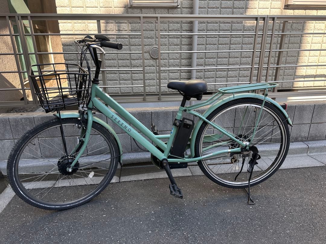 SERENO 電動アシスト自転車 ミントグリーン
