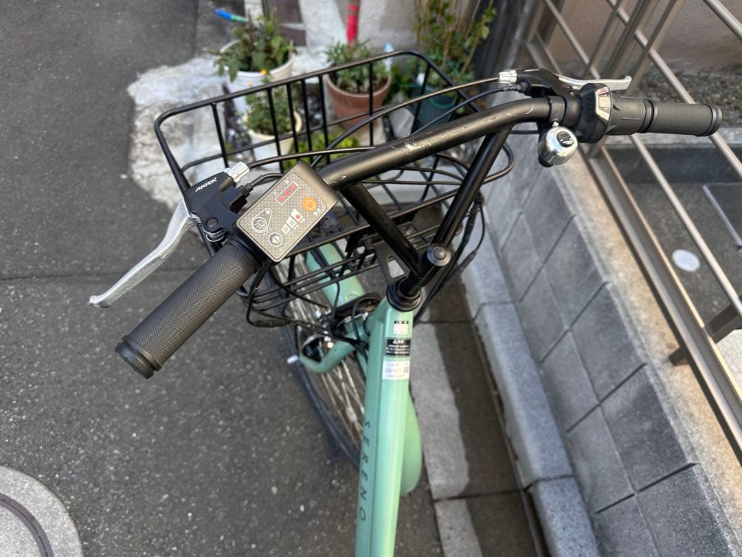 SERENO 電動アシスト自転車 ミントグリーン