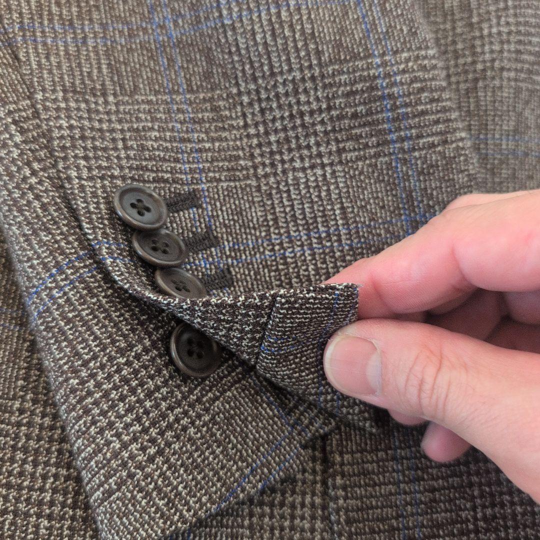 【Depetrillo】ダブルテーラードジャケット.ビッグラペル.イタリア製