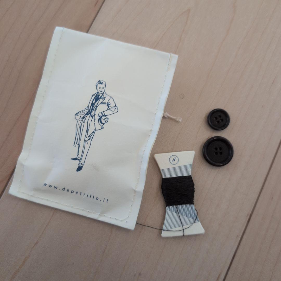 【Depetrillo】ダブルテーラードジャケット.ビッグラペル.イタリア製