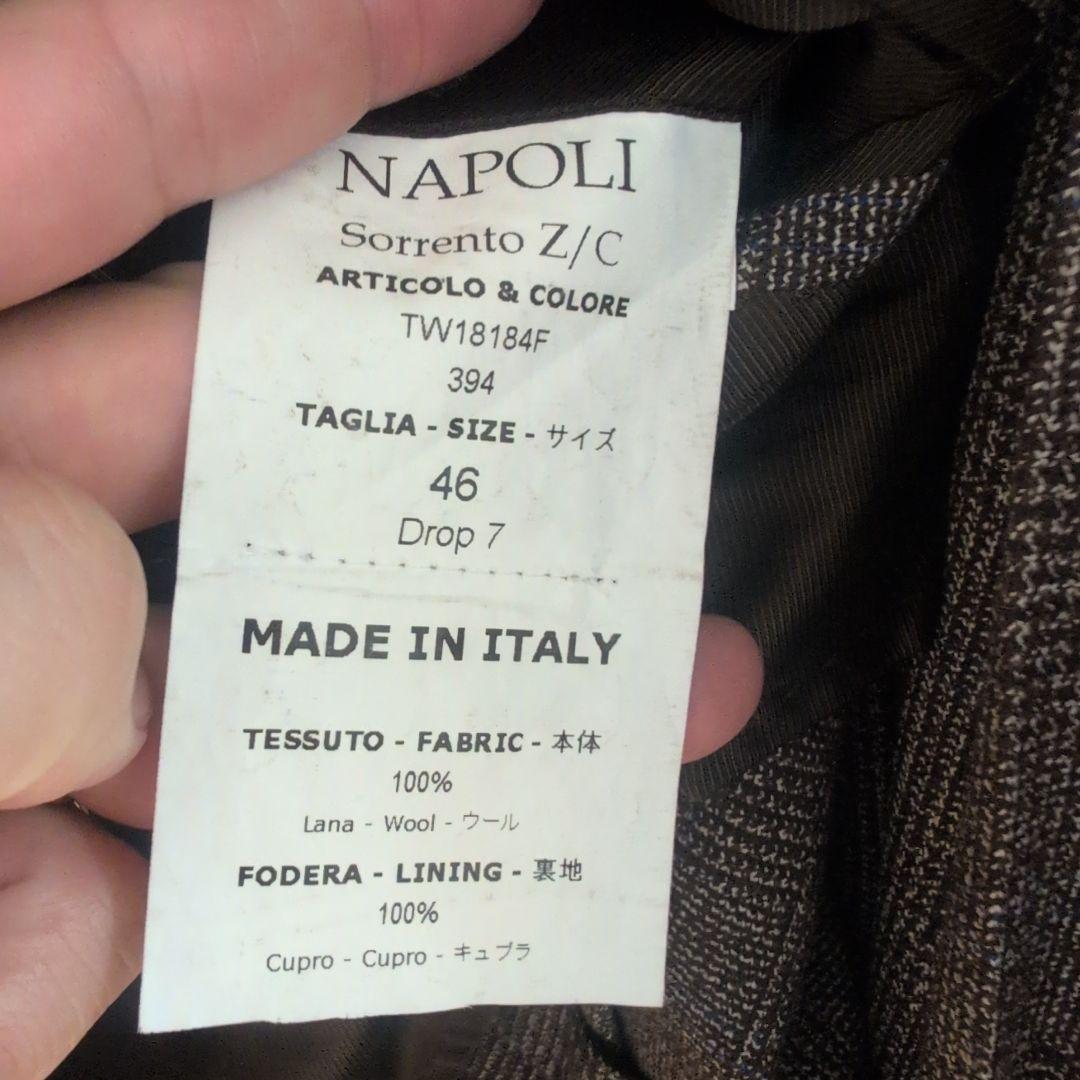 【Depetrillo】ダブルテーラードジャケット.ビッグラペル.イタリア製