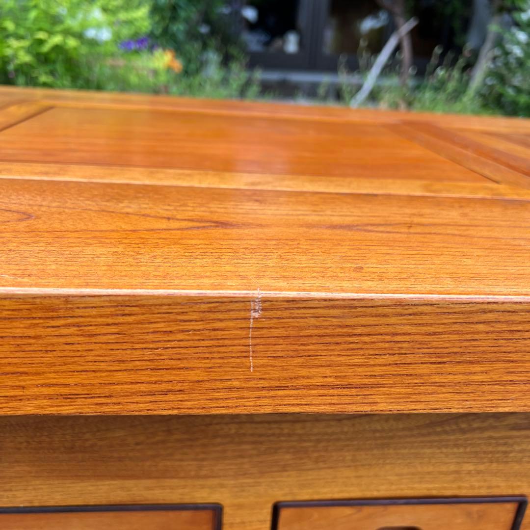 囲炉裏テーブル　昭和レトロ 火鉢 古民家家具　希少 引き出し 木製