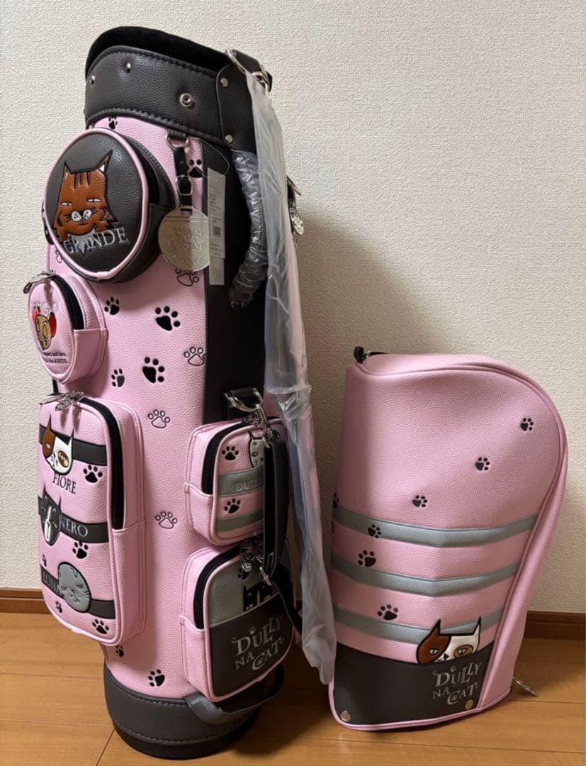 【新品】ダリーナキャット キャディバッグ　DN-CB03 ピンク 可愛いい