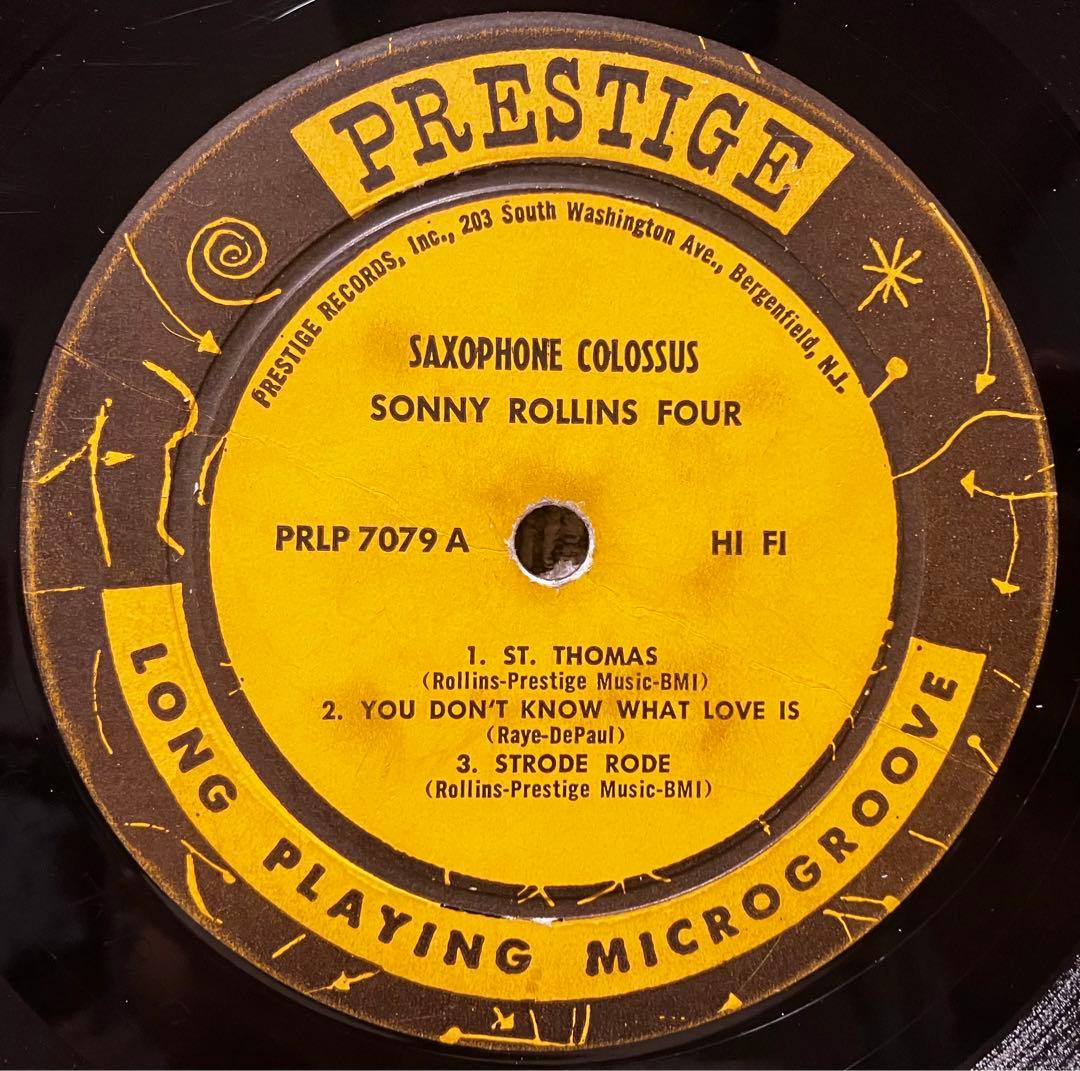 洋楽 US1958 Sonny Rollins Saxophone Colossus