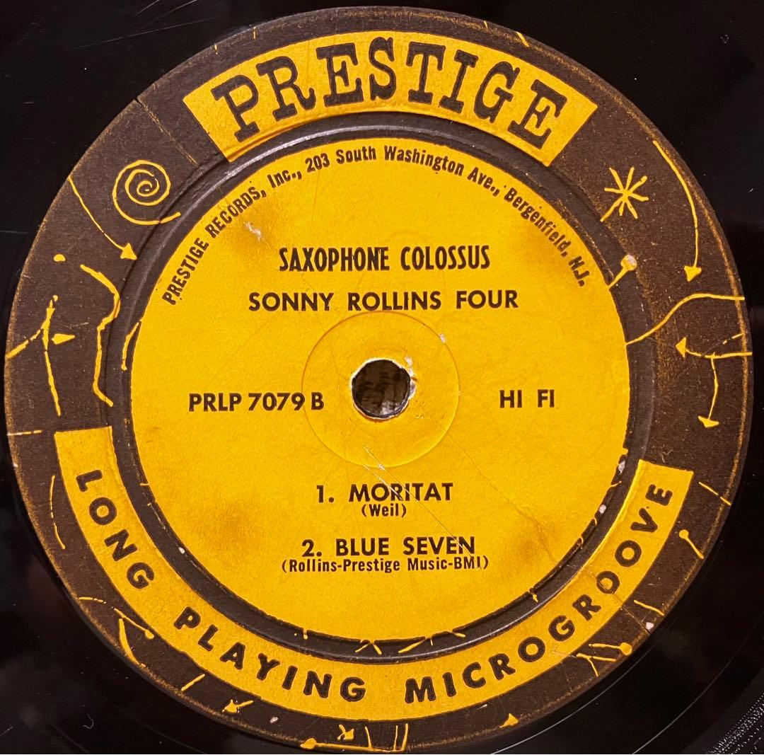 洋楽 US1958 Sonny Rollins Saxophone Colossus