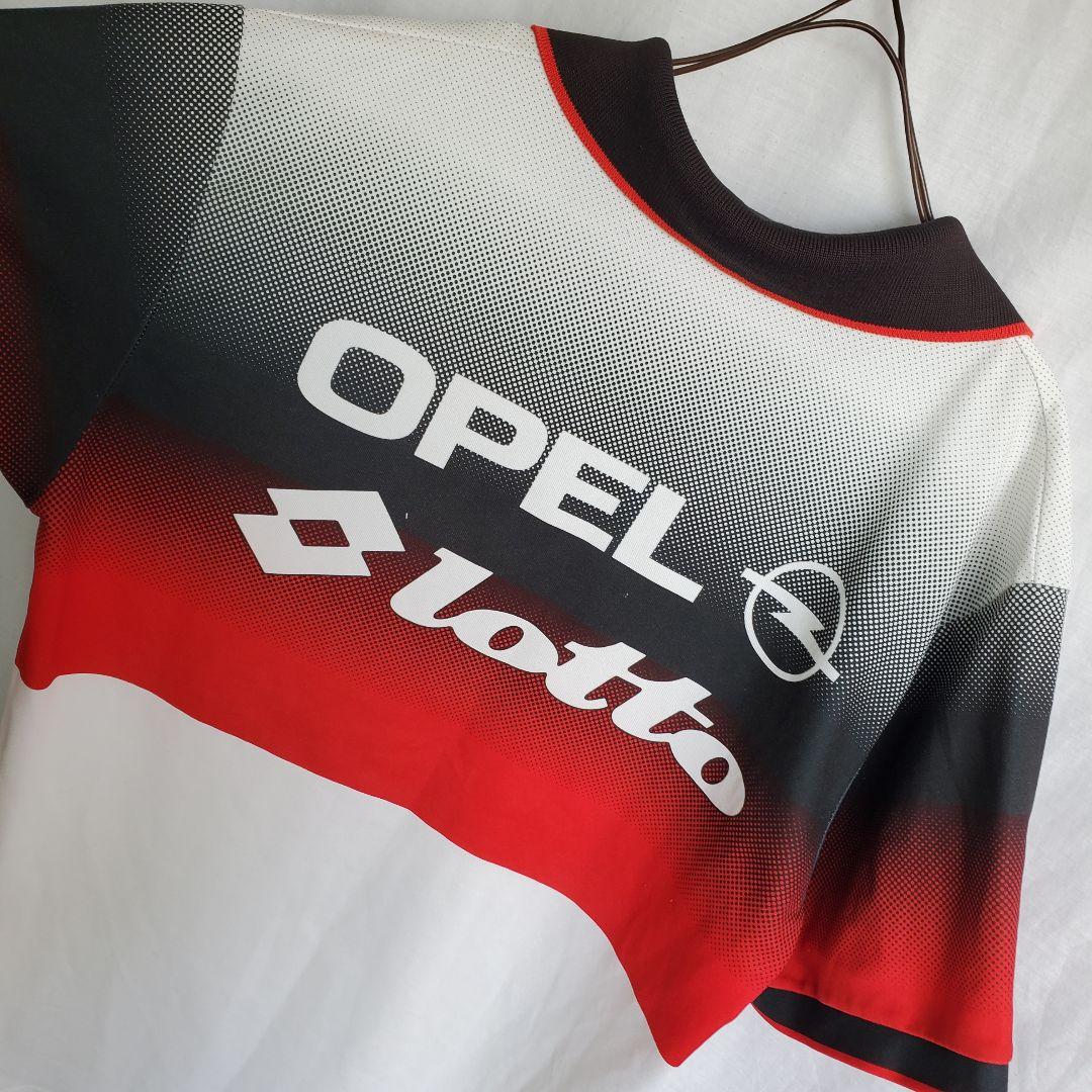 90s lotte ロット ACミラン ユニフォーム サッカー 旧 ゲームシャツ