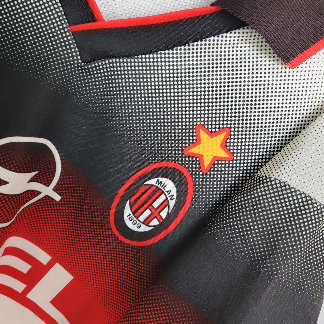 90s lotte ロット ACミラン ユニフォーム サッカー 旧 ゲームシャツ
