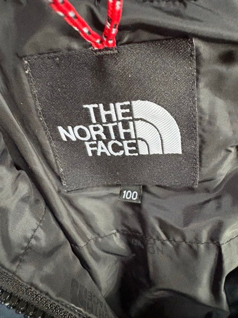 長さ調整ひも付き　ノースフェイス　スキーウェア　100サイズ
