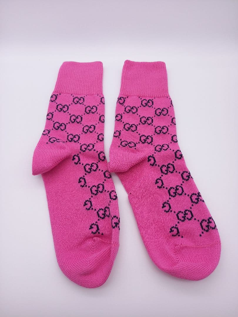 GUCCI / グッチ　GG 　ソックス　ピンク