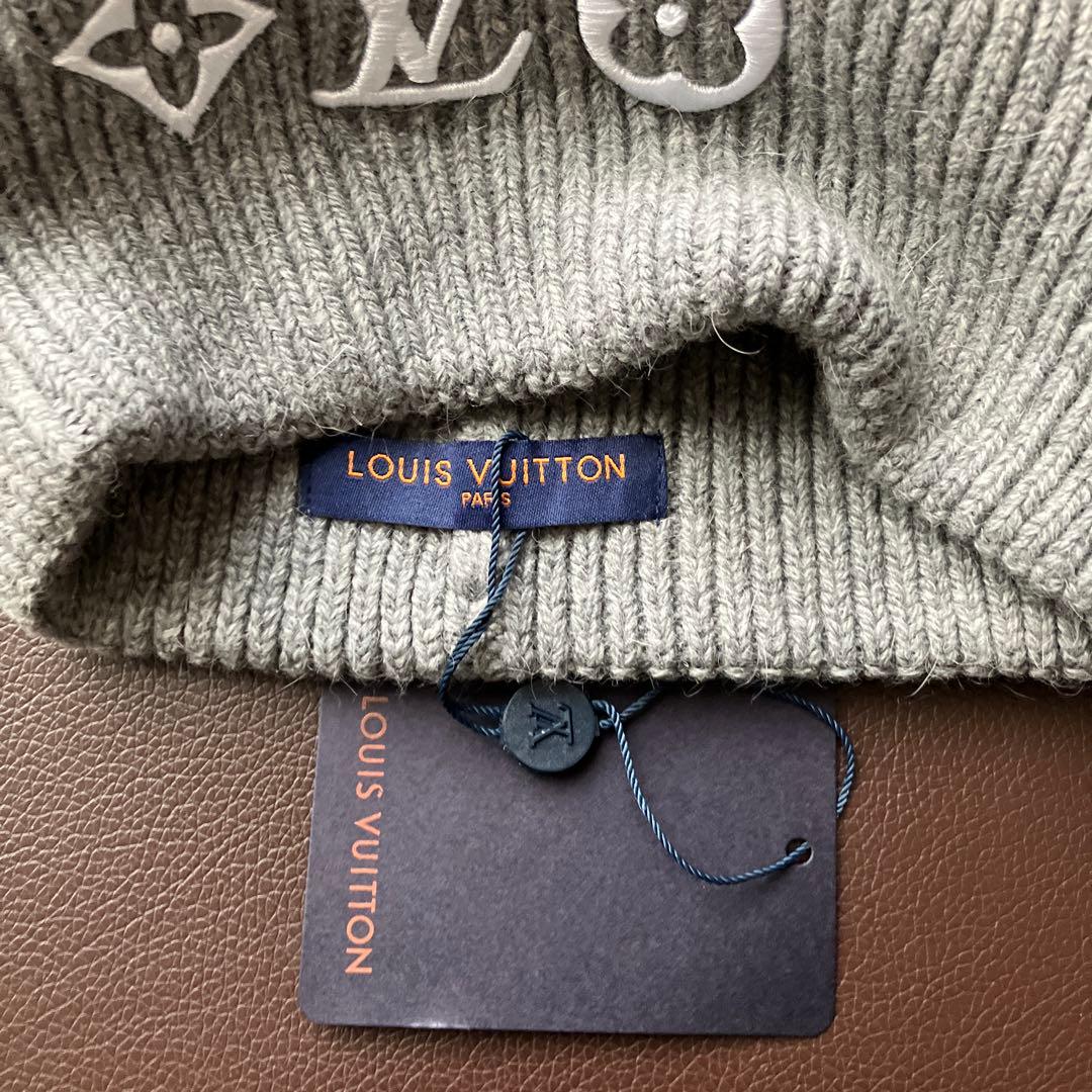 LVグレー ニット帽 最終値下