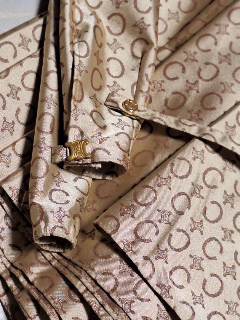 CELINEトリオンフマカダム柄 長傘雨傘日傘