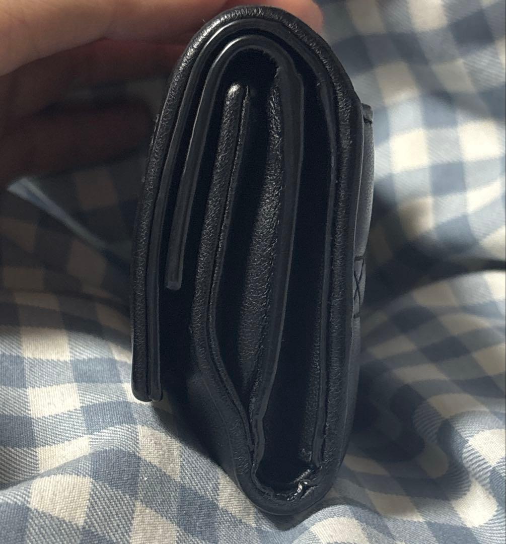 Dior ロータスウォレット 折り財布 黒