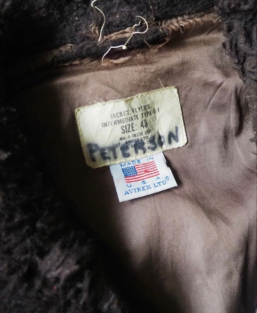 【良品】値下げ可能！！　AVIREX G-1 フライト　XL