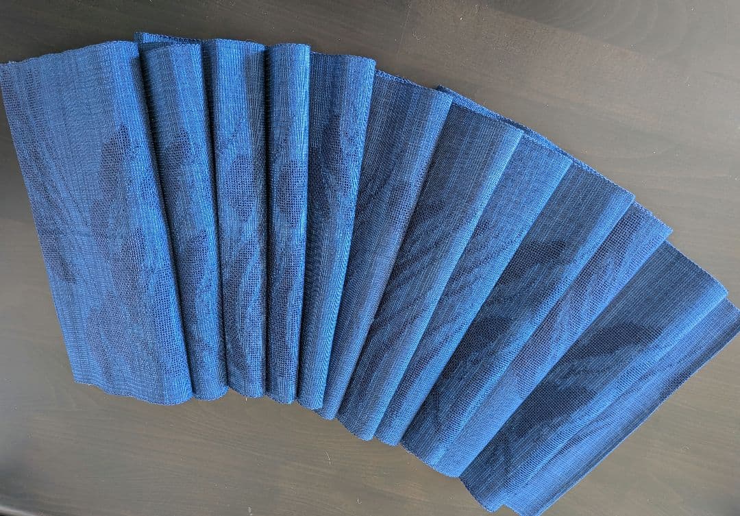 正絹　夏帯　松透かし織