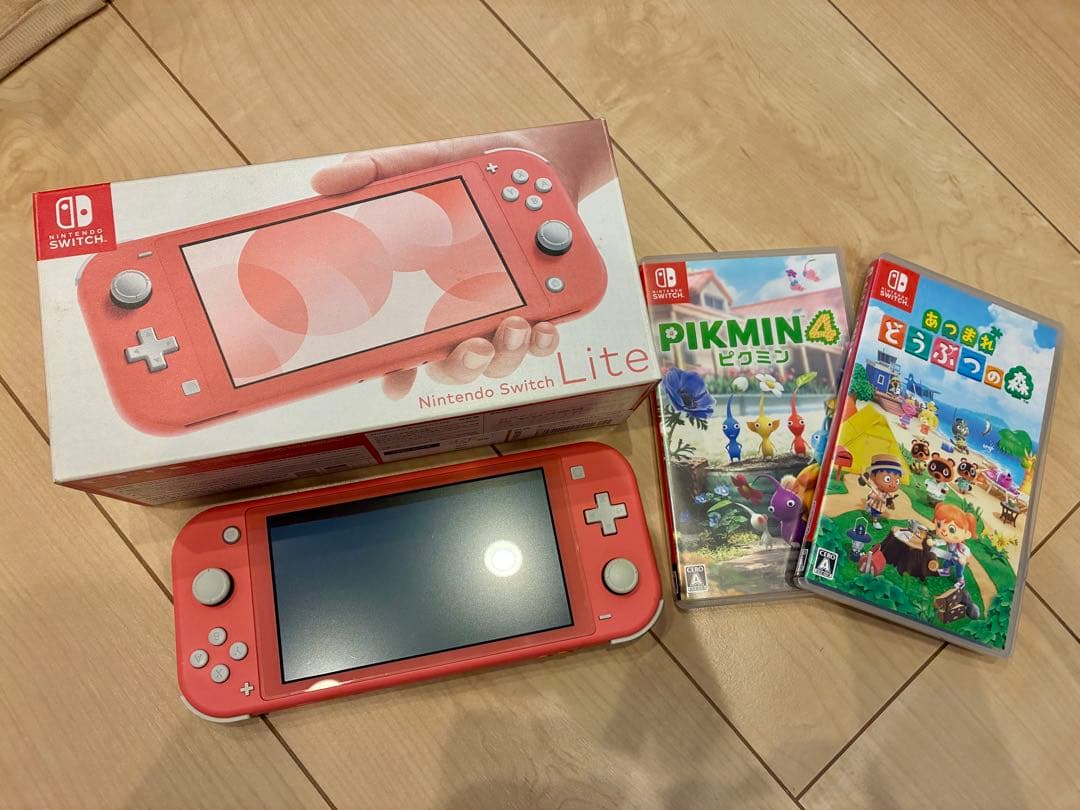 Nintendo Switch Lite ピンク + ソフト2本