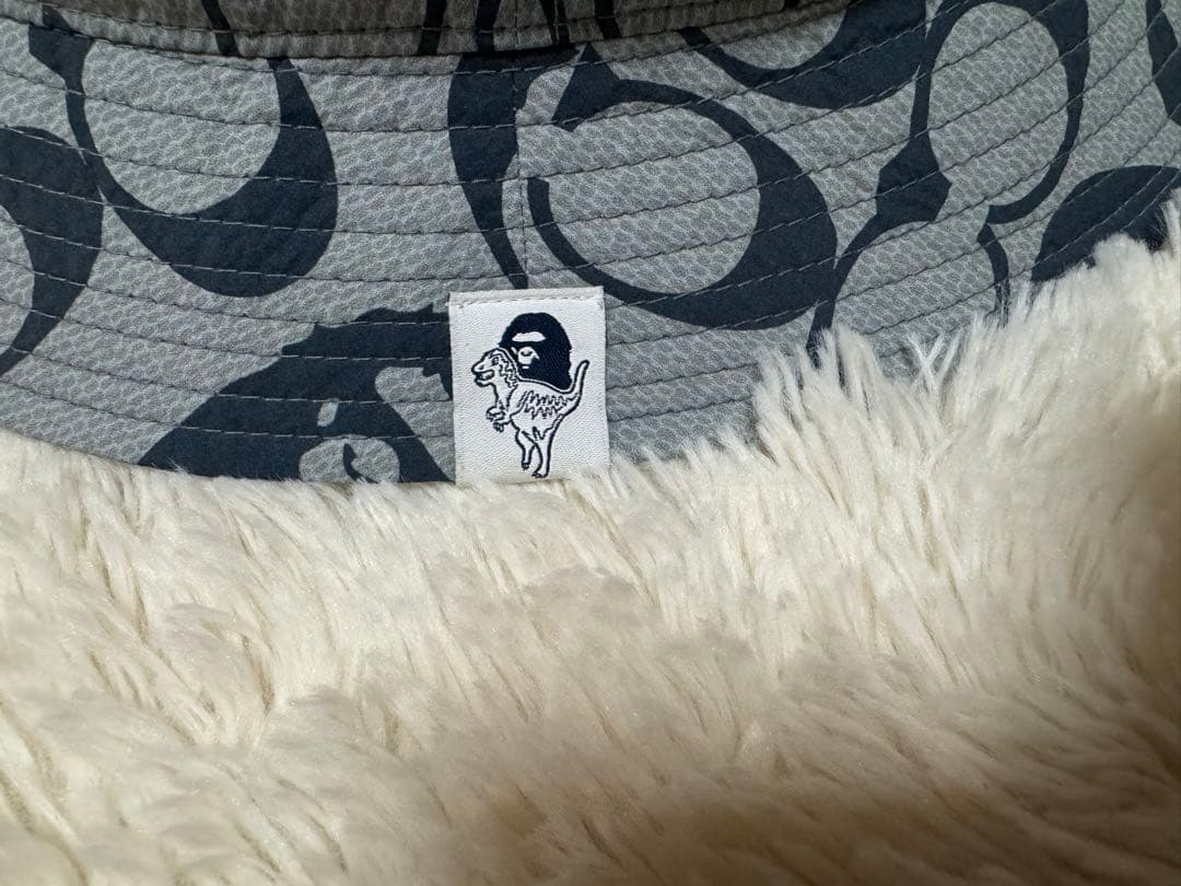 超美品　コーチとBAPEコラボバケットハット　M