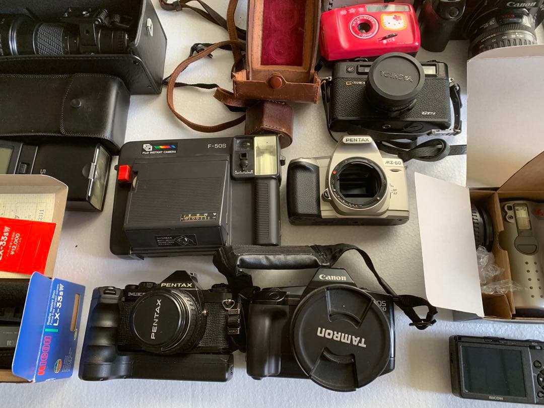 フィルムカメラまとめ 動作未確認 ジャンク 大量 一眼レフ コンパクト レンズ