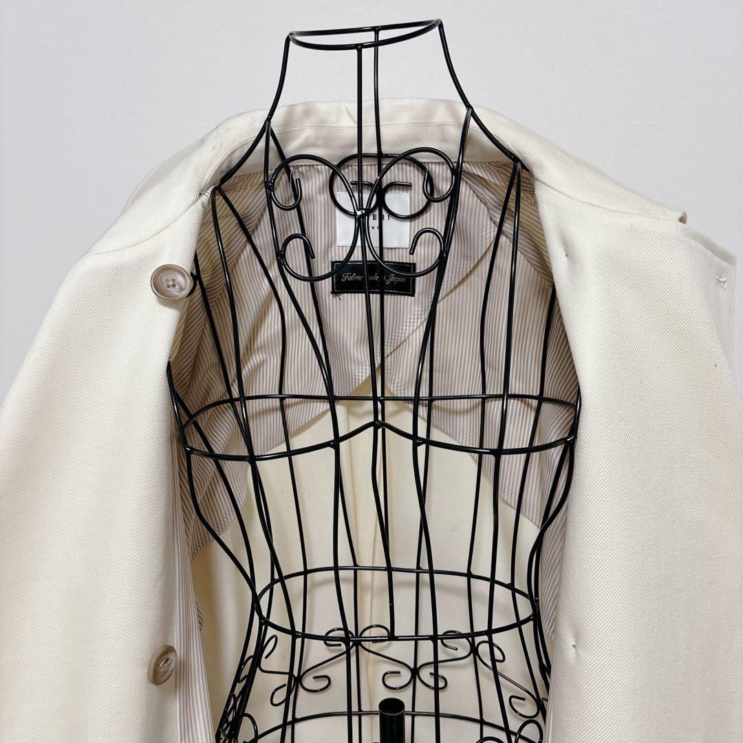 【極美品】AMERI SUPERIOR FLARE TRENCH COAT S