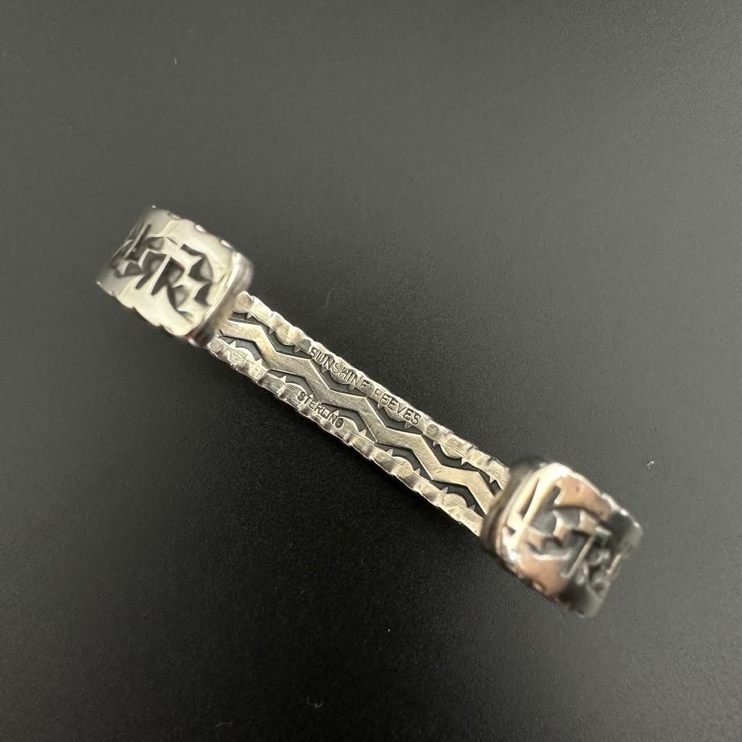 美品 NAVAJO Sunshine Reeves 4面スタンプワーク バングル