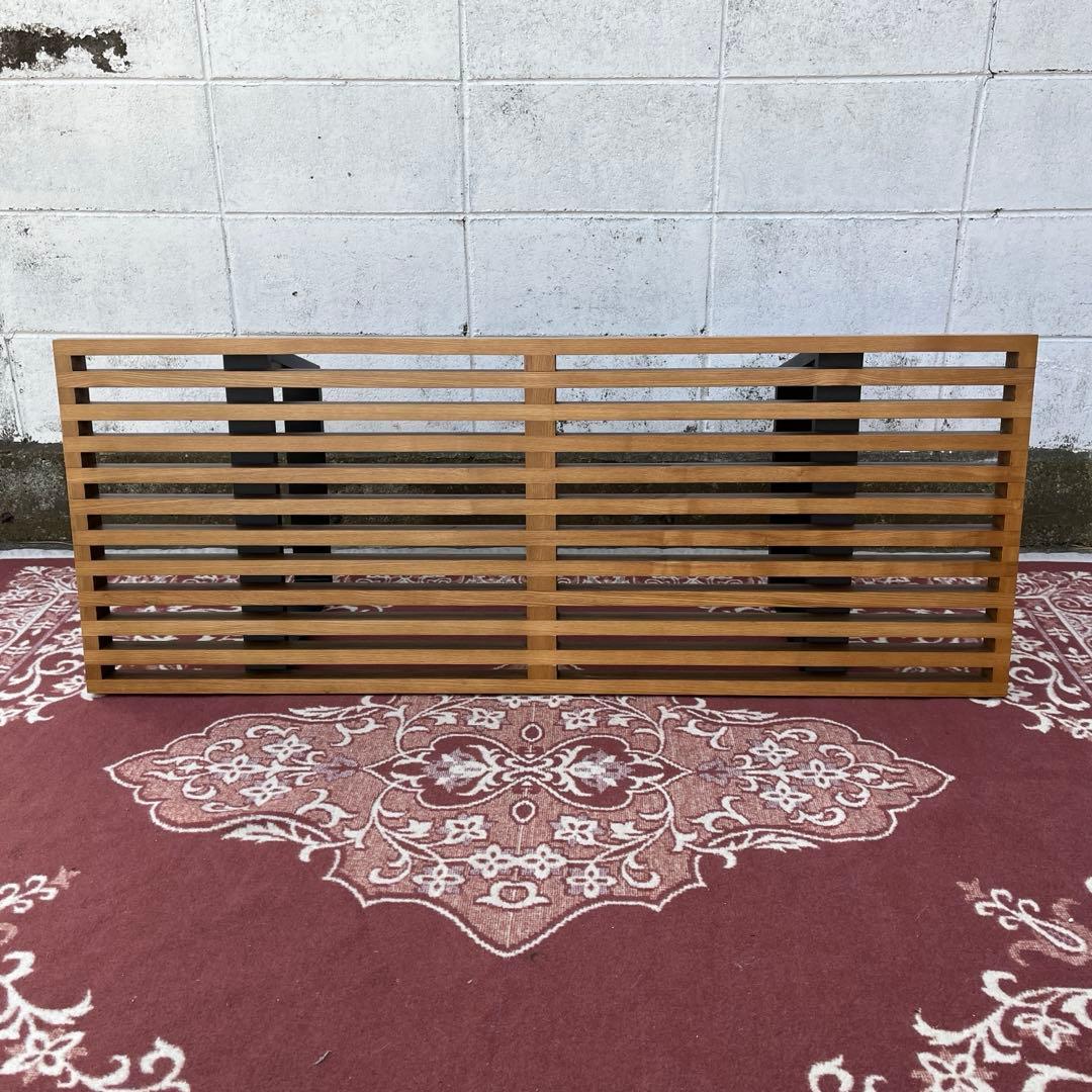 ジョージネルソン◼︎ プラットフォームベンチ リプロダクト品 強化ガラス天板付き