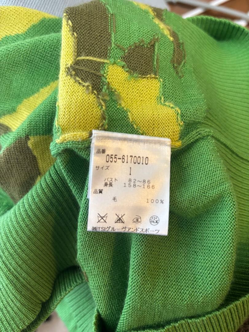 PEARLY GATES 山グラフィック セーター レディースゴルフサイズ1