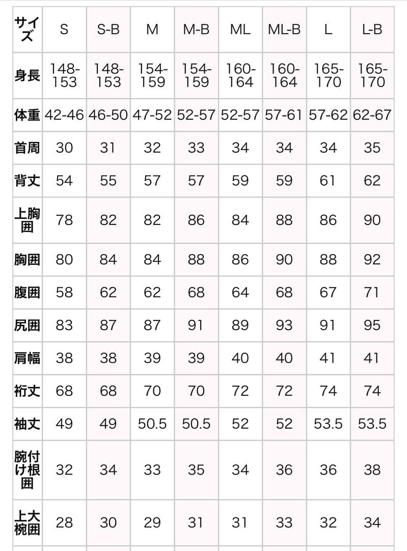 LBサイズ　フルスーツ　ロングチェスト