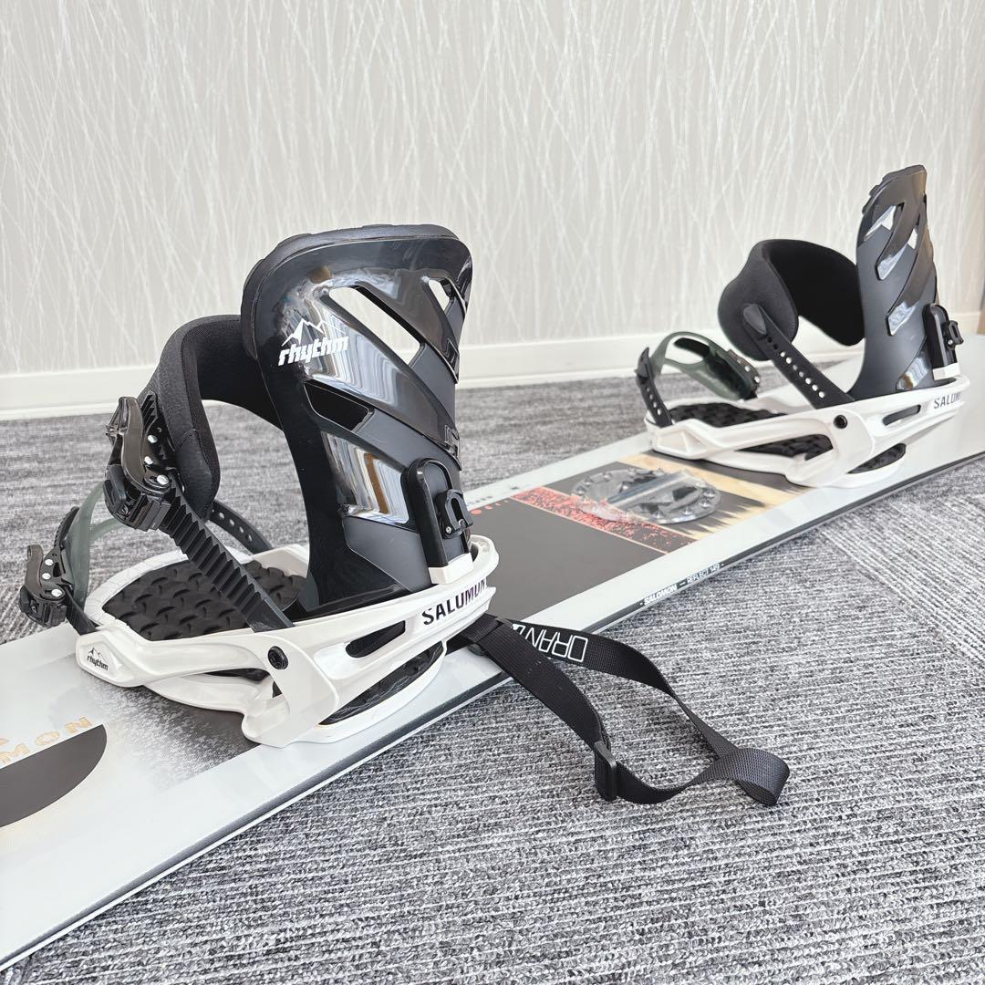 26超美品❗️超豪華❗️サロモン メンズスノーボードセット★スノボ149cm+ビン付