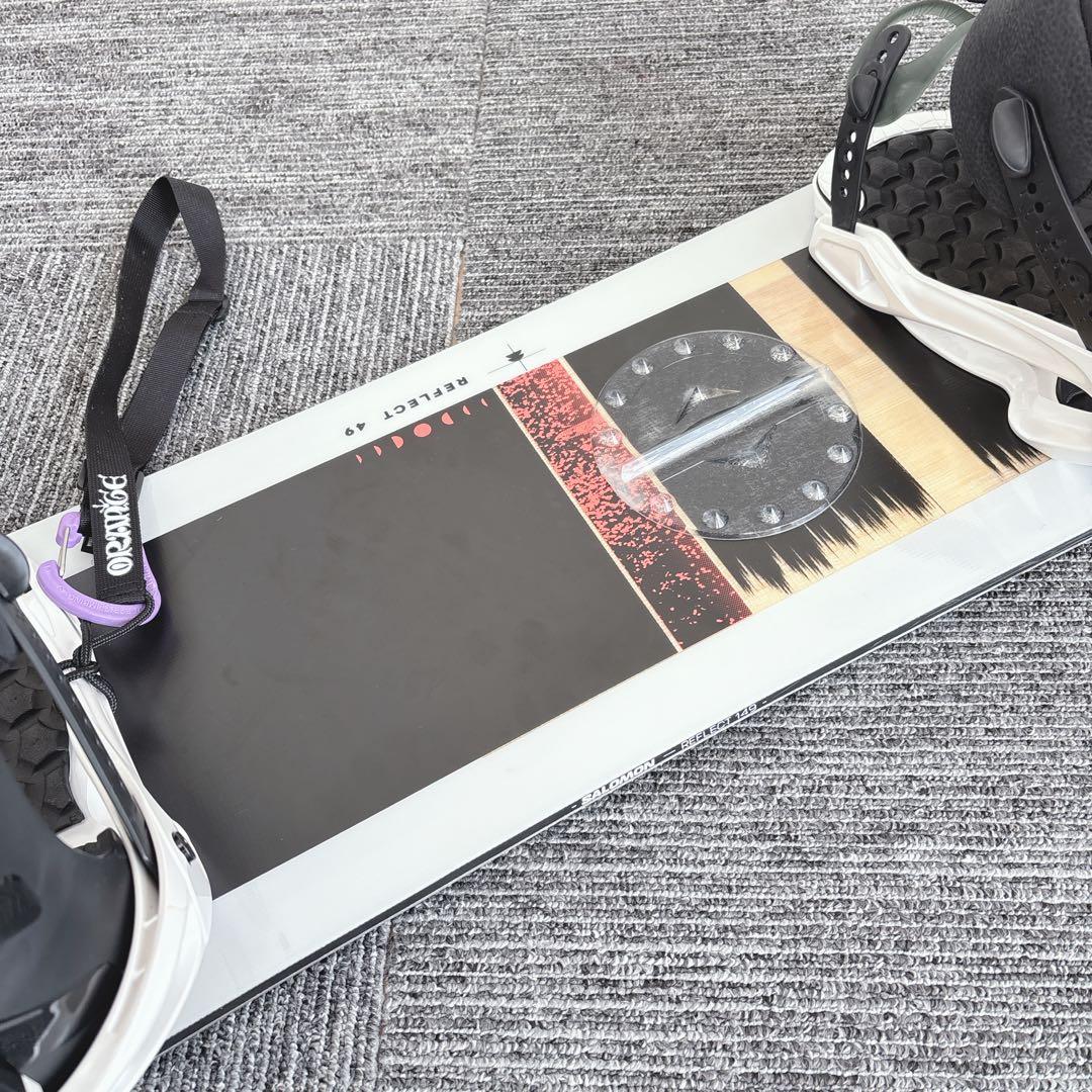 26超美品❗️超豪華❗️サロモン メンズスノーボードセット★スノボ149cm+ビン付
