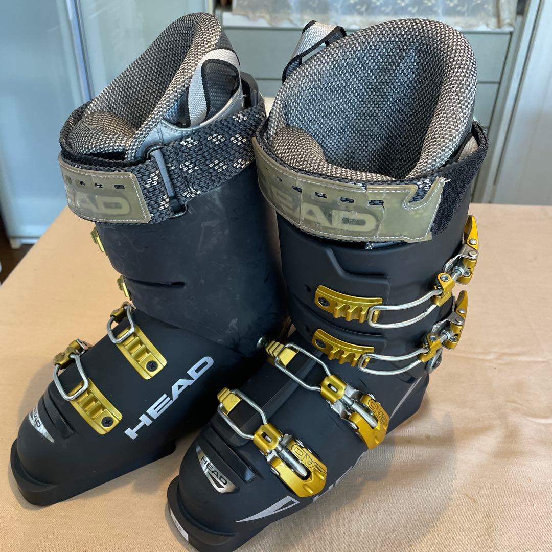 HEAD RDスキーブーツ ブラック/ゴールド 23cm
