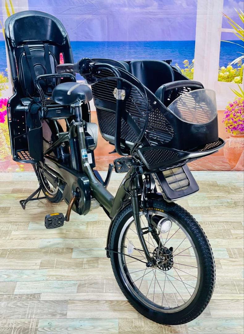 ヤマハパスキス⭐️人気モデル！子供乗せ電動アシスト自転車Y3055