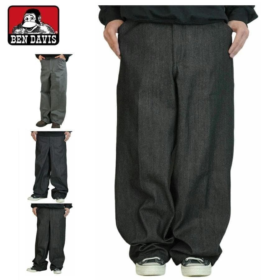 新品W32ベンデイビスbendavisゴリラカットチャコールデニムワークパンツ