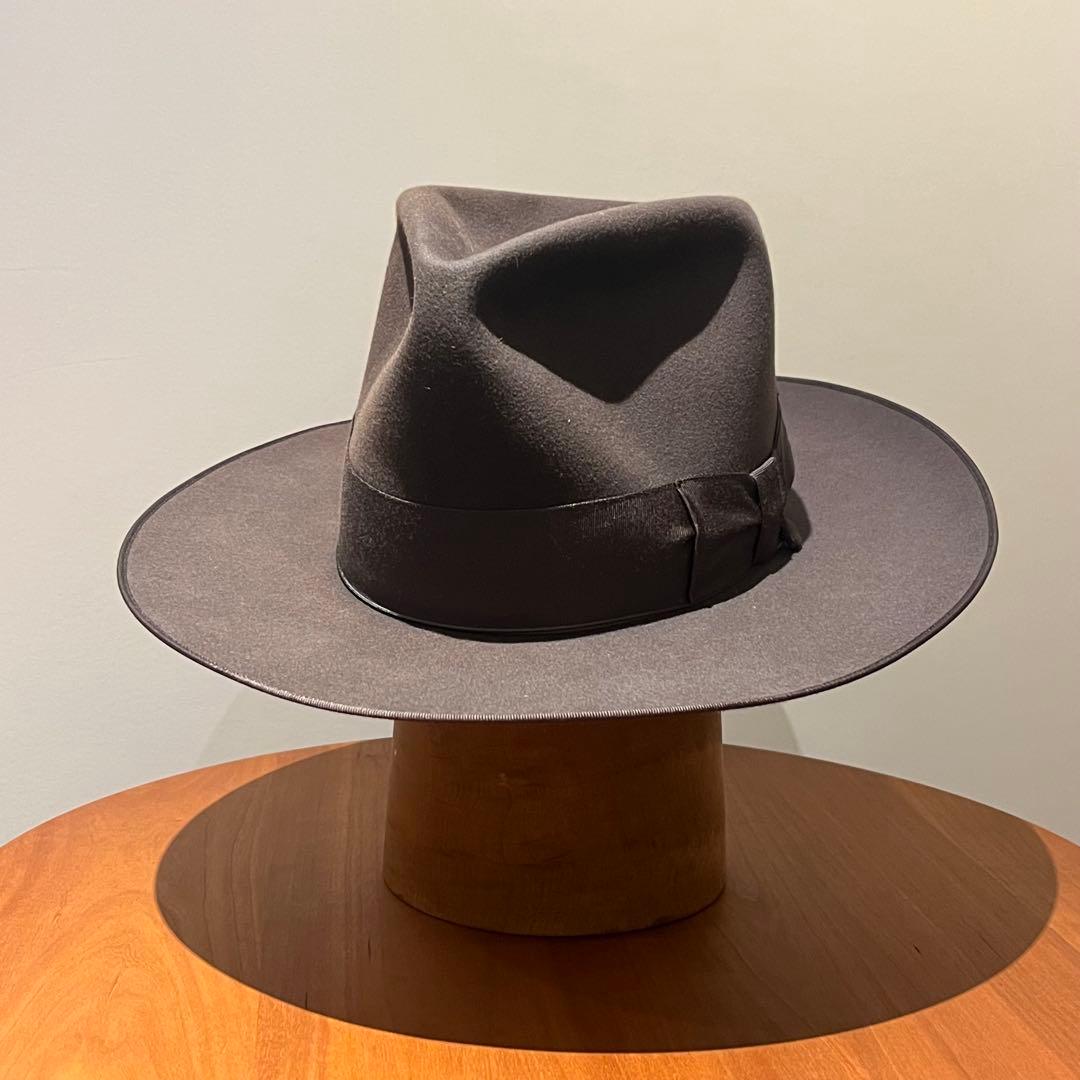 glamb Johnny beaver hat ブラウン　58cm
