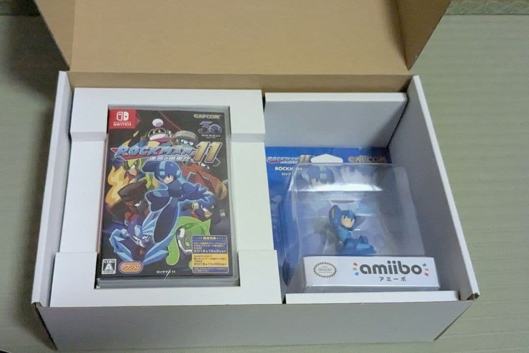 【Switch】ロックマン11 コレクターズパッケージ 美品 amiibo同梱版