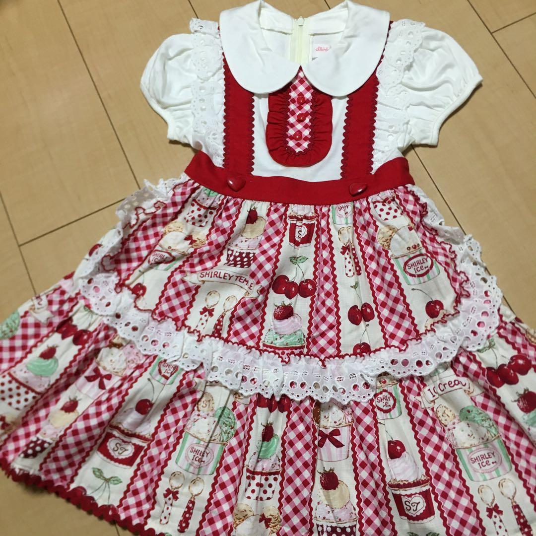 110シャーリーテンプル　ワンピース