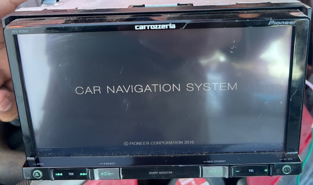 パイオニア AVIC-RZ900 ナビゲーション フルセグ。地図データ2016年