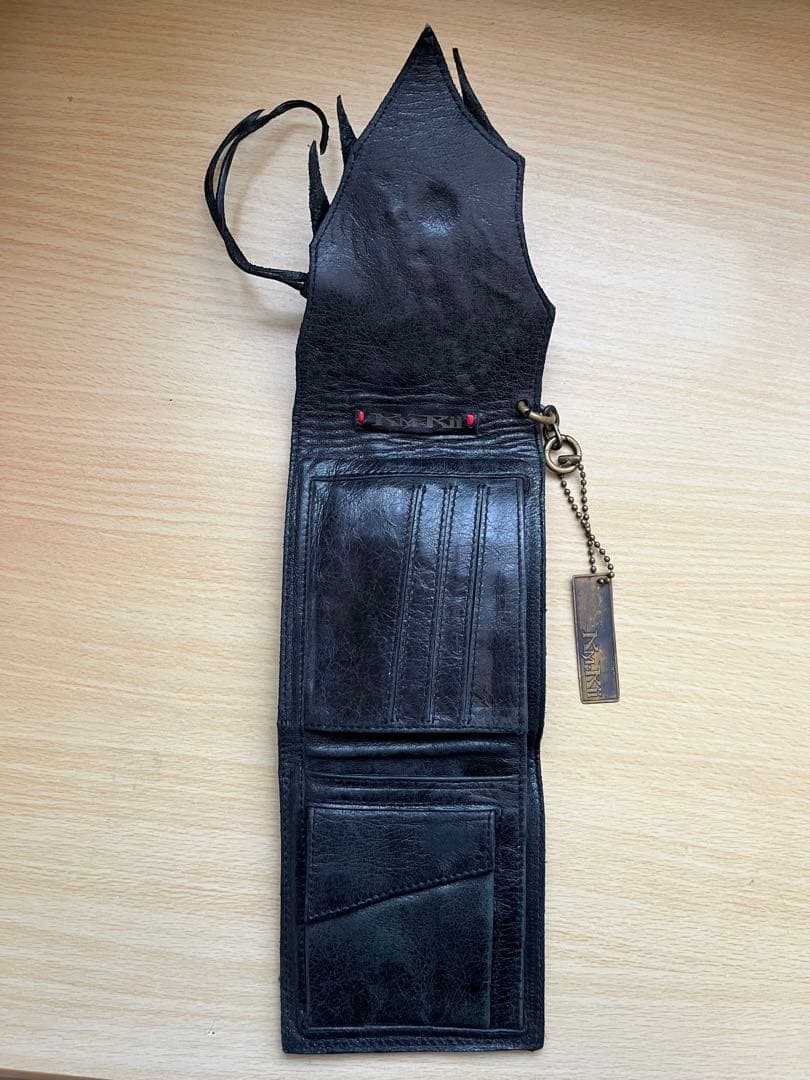 [希少美品]KMRii ケムリ　三つ折り財布　ウォレット 本革