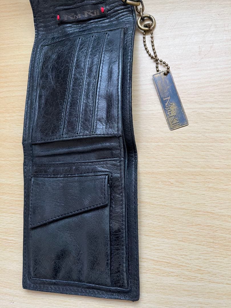 [希少美品]KMRii ケムリ　三つ折り財布　ウォレット 本革