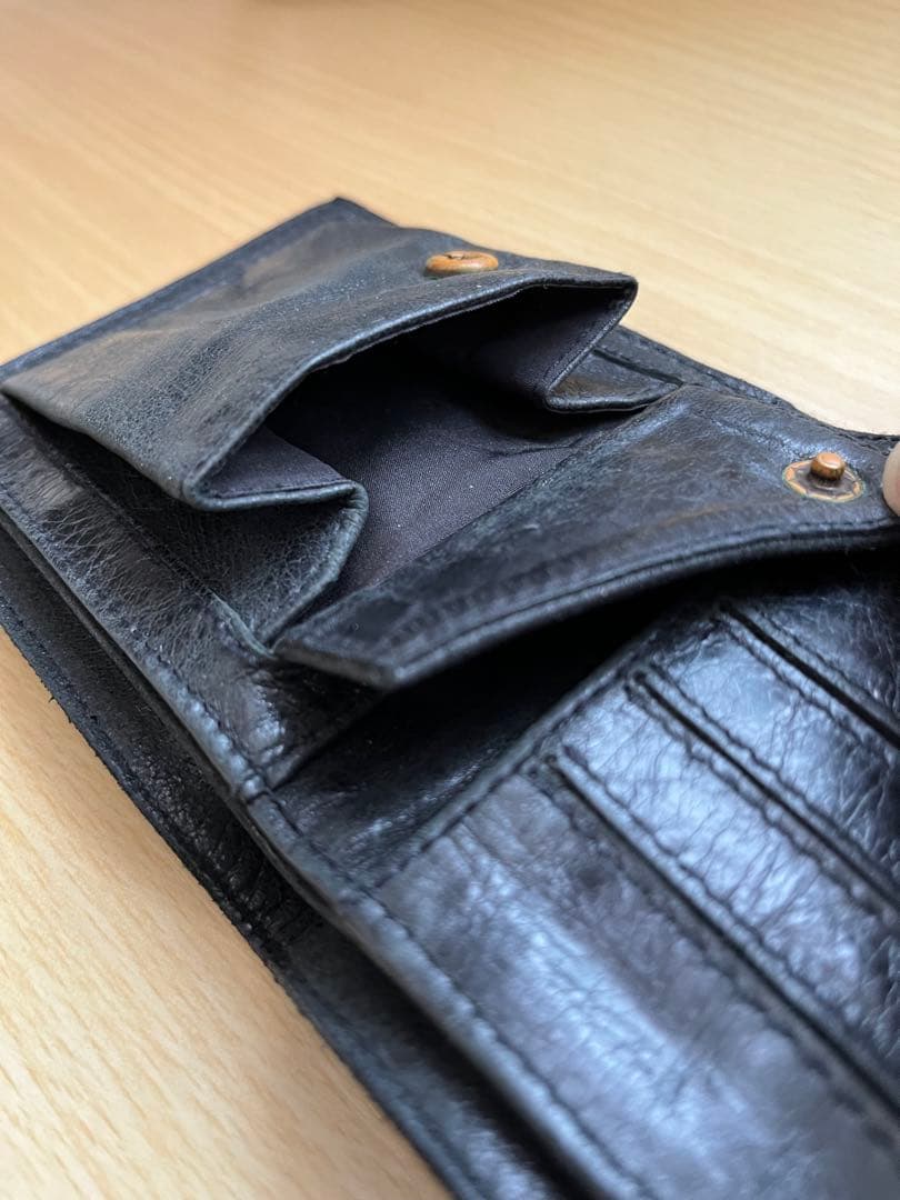 [希少美品]KMRii ケムリ　三つ折り財布　ウォレット 本革