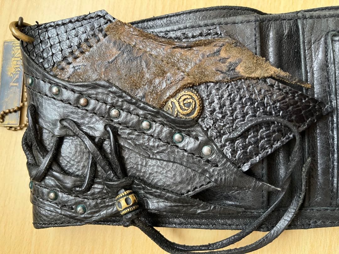 [希少美品]KMRii ケムリ　三つ折り財布　ウォレット 本革